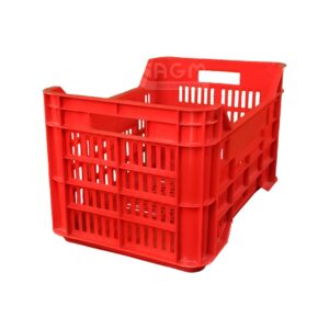 caja agrícola, caja calada, caja de transporte calada, Caja plástica para cosecha